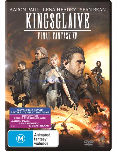 Glen Innes NSW, Kingsglaive - Final Fantasy XV, Movie, Action/Adventure, DVD