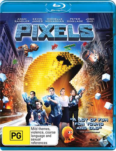 Glen Innes NSW, Pixels, Movie, Comedy, Blu Ray