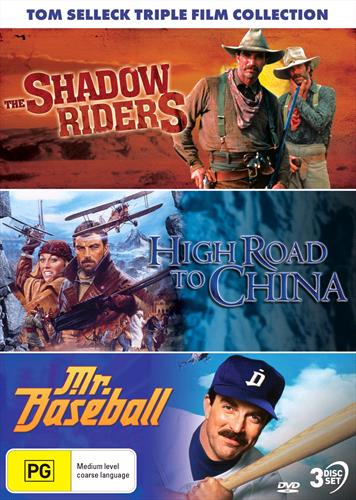 Glen Innes NSW, Shadow Riders, The / High Road To China / Mr. Baseball, Movie, Drama, DVD