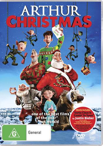 Glen Innes NSW, Arthur Christmas, Movie, Children & Family, DVD