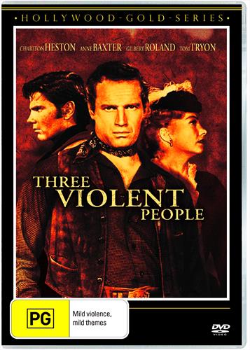 Glen Innes NSW,Three Violent People,Movie,Westerns,DVD